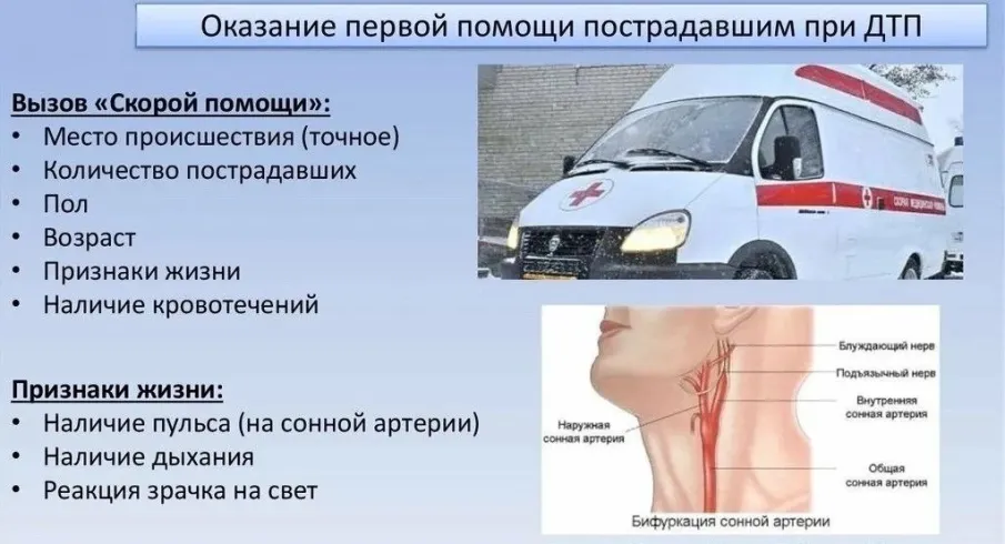 ОГИБДД ОМВД РОССИИ "Володарский" о первой помощи при ДТП.