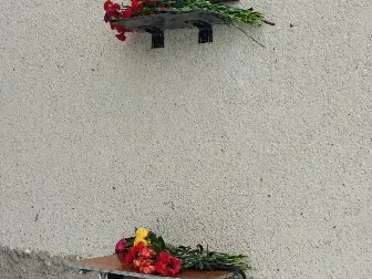 Церемония открытия мемориальной доски в честь И.К.Кривоногова