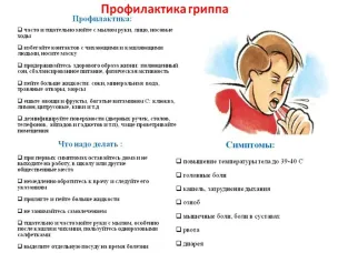 Профилактика гриппа