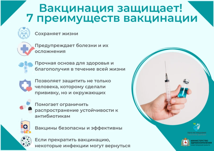 7 преимуществ вакцинации