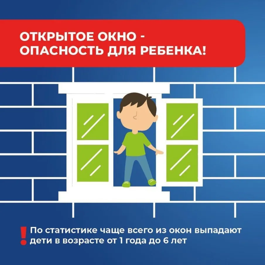 Буклет для родителей «Внимание! Открытые окна!»