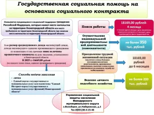 Государственная социальная помощь на основании социального контракта